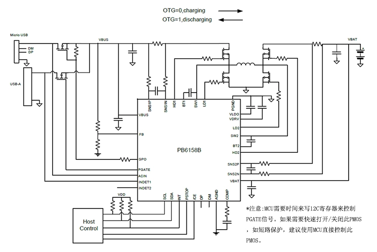 典型应用电路图PB6158B