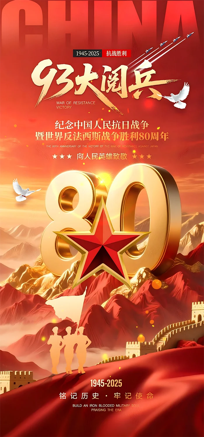 纪念中国人民抗日战争暨世界反法西斯战争胜利80周年