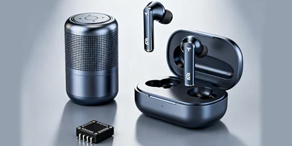 小音箱和TWS蓝牙耳机搭配Hotchip的MEMS硅麦克风稳定性高