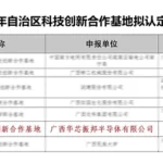 广西先进半导体科技创新合作基地入选2025自治区科技创新合作基地名单