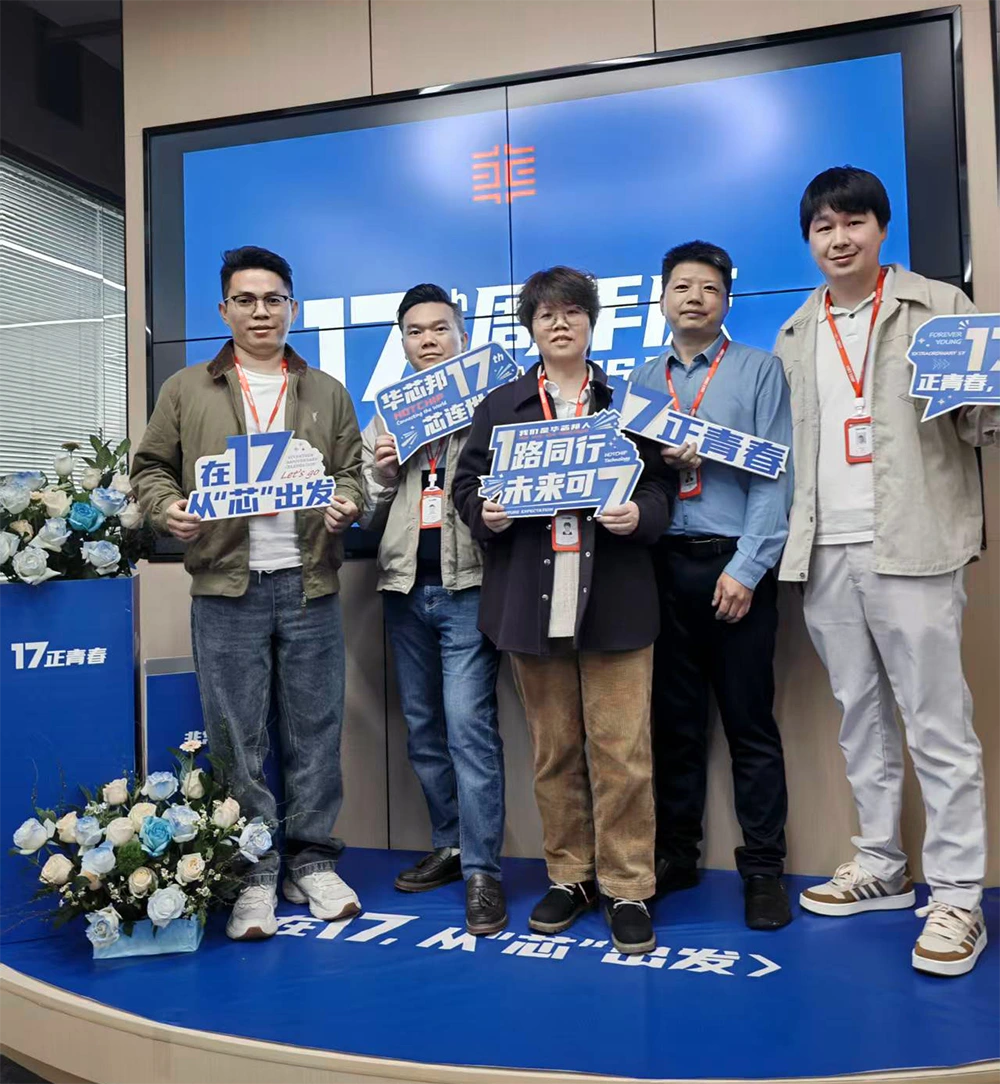 华芯邦MEMS销售团队合照