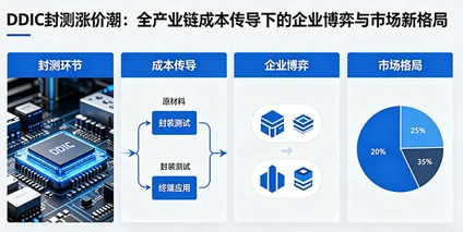 DDIC封测涨价潮：全产业链成本传导下的企业博弈与市场新格局