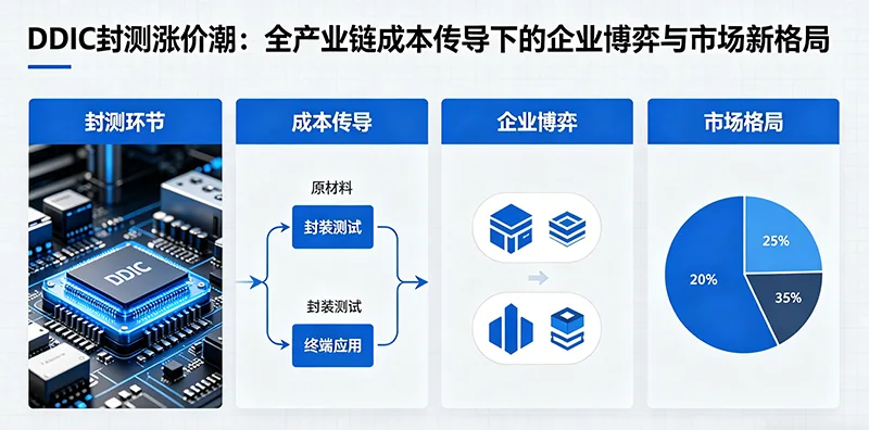 DDIC封测涨价潮:全产业链成本传导下的企业博弈与市场新格局