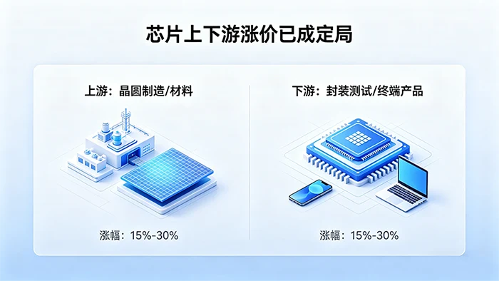 芯片上下游涨价已成定局