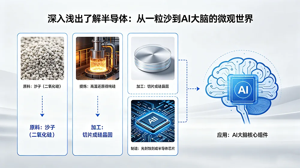 深入浅出了解半导体:从一粒沙到AI大脑的微观世界