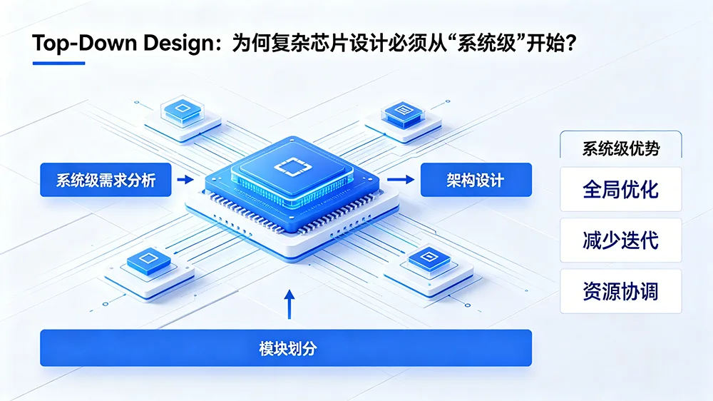 为何复杂芯片设计必须从“系统级”开始?