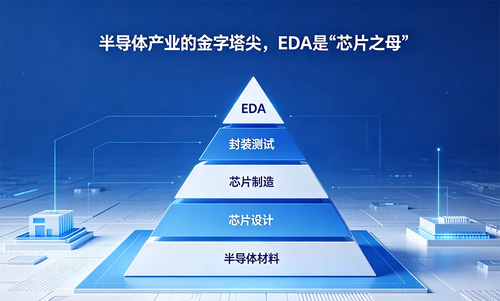 半导体产业的金字塔尖:为什么说EDA是“芯片之母”?