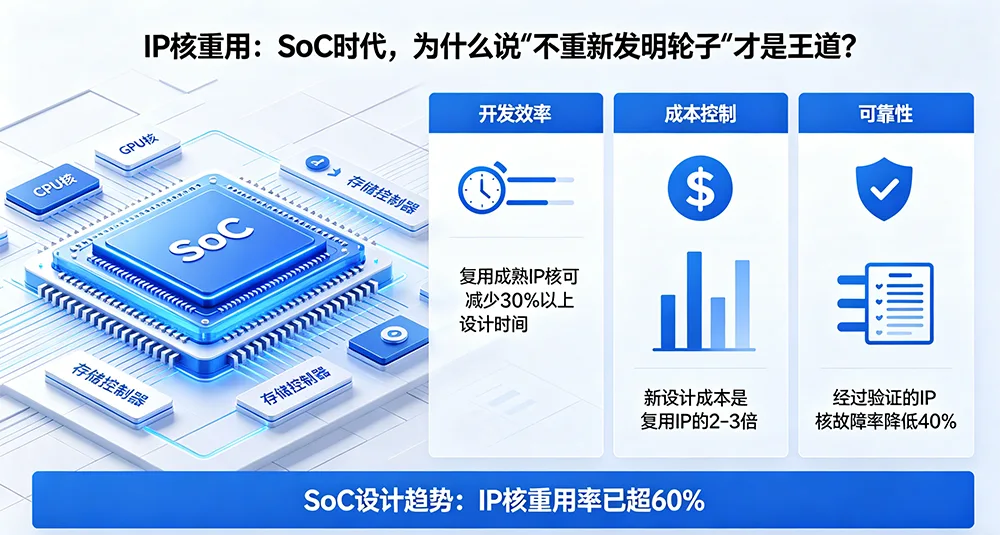 IP核重用:SoC时代,为什么说“不重新发明轮子”才是王道?
