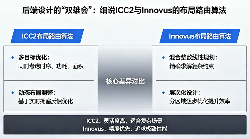 后端设计的“双雄会”：细说ICC2与Innovus的布局路由算法