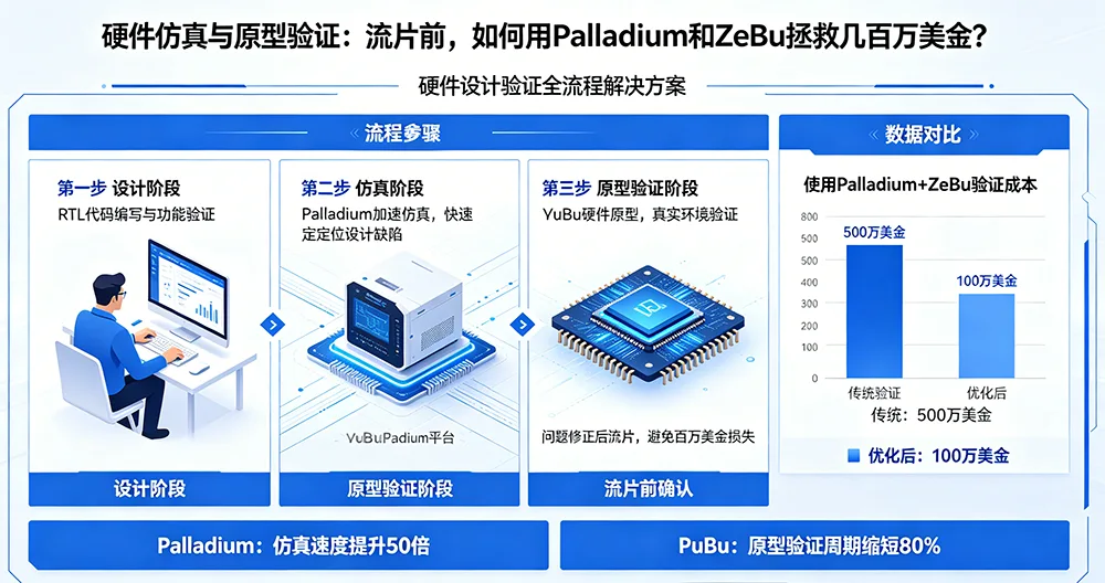 硬件仿真与原型验证：流片前，如何用Palladium和ZeBu拯救几百万美金？