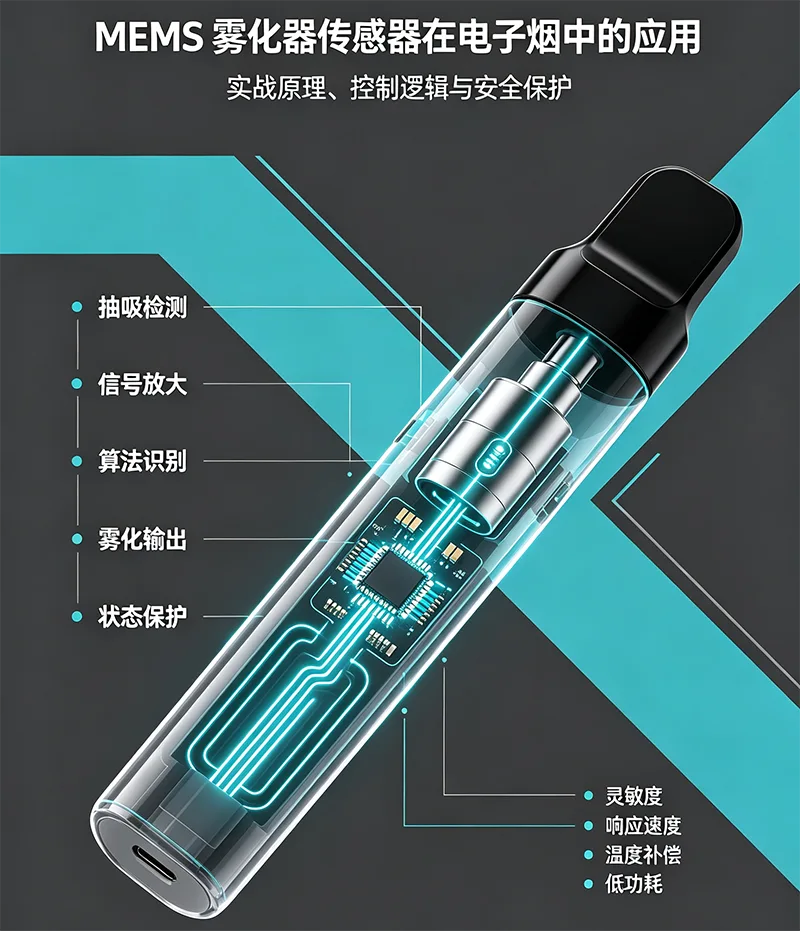 MEMS 雾化器传感器在电子烟中的实战应用指南