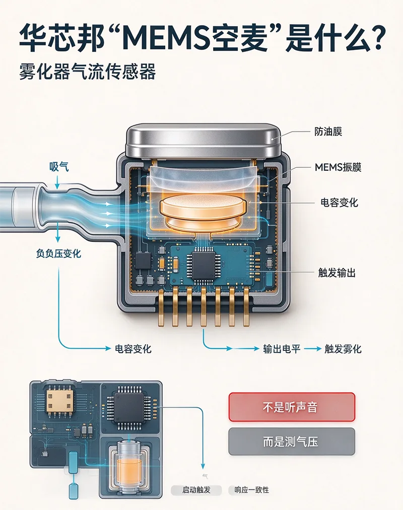 华芯邦“MEMS空麦”是什么?